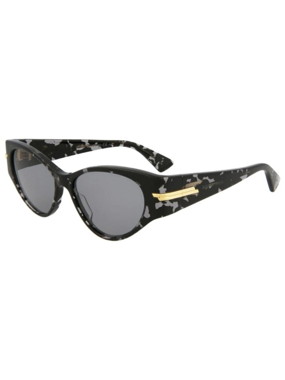 New Bottega Veneta Women's Sunglasses Cat Eye Acetate Frame Havana Havana Grey